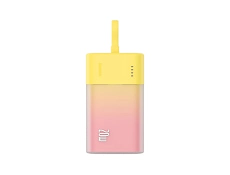 Power Bank Popsicle Lightning Usb-c Baseus Rosa