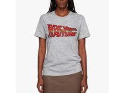 Rockinstone Back To The Future Movie Logo B2f Heather Gray Adult T-shirt Size:xxxl