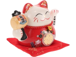 Estatueta Decorativa de Pata Acenando GOKOCO, Símbolo da Sorte para Loja de Gatos