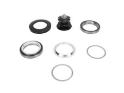 Kit de cabeçote de bicicleta com rolamentos alumínio porca estrelas espaçadores para garfo reto 41mm 28.6mm S/MARCA