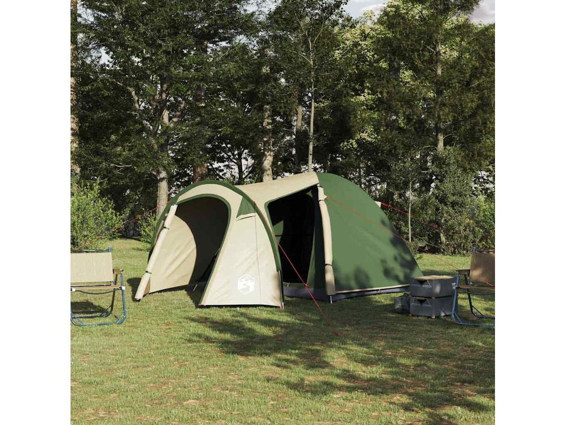 Vidaxl Barraca Em Forma De Cúpula Cúpula Verde 384 X 254 X 170 Cm