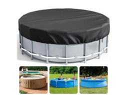 Cobertura Solar Para Piscina De 10 Pésmaterial De Tecido Oxford À Prova Dágua E Poeira Estilo Spa Redondo Zeuxo