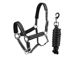 Conjunto de Cabresto e Corda de Chumbo para Cavalo HORKA Deluxe Poney