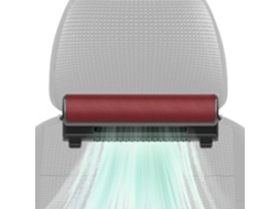 Ventilador Portátil Recarregável Via Usb Para Carro Com Fluxo De Ar Giratório 360°