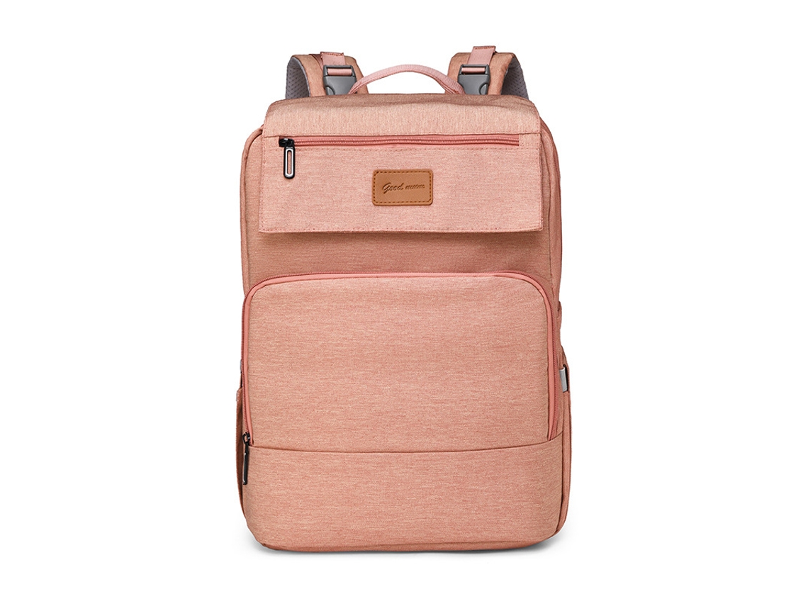 Mochila Maternal, Bolsa para Bebê Multifuncional, com Trocador de Fraldas, Presente para Futuras Mamães SPQMENT (rosa)