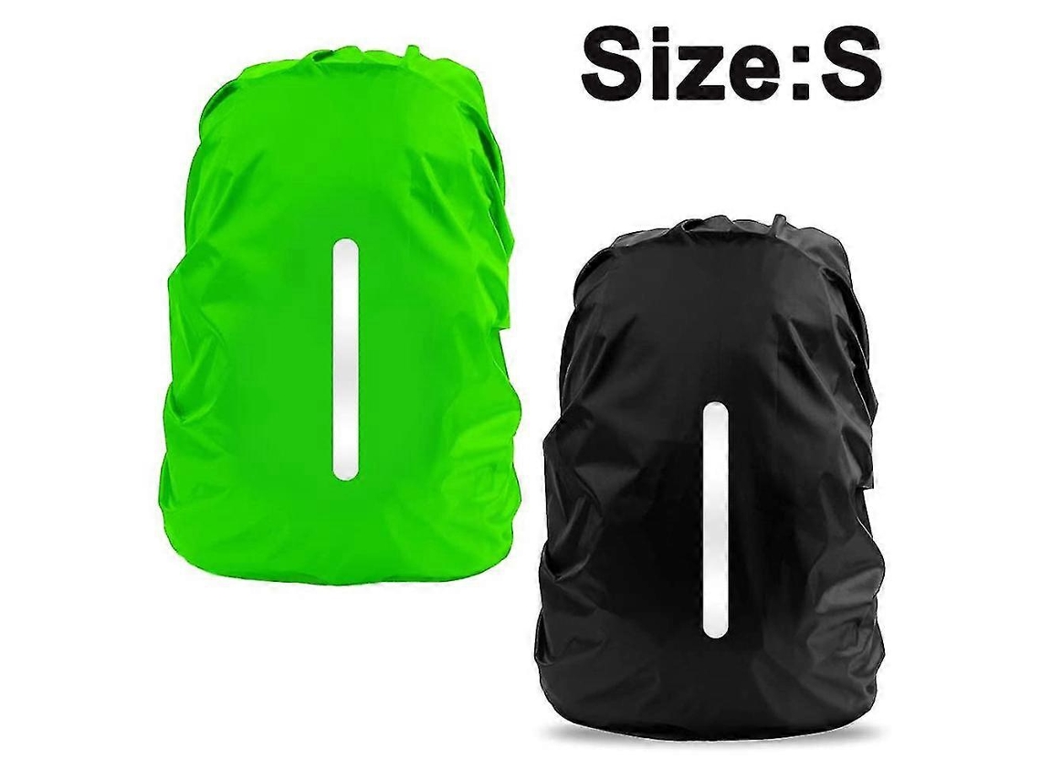 Capa Impermeável Para Mochila, Lurelia, 2 Unidades, M, Preto, Poliéster, Faixa Refletiva, Caminhada Viagem