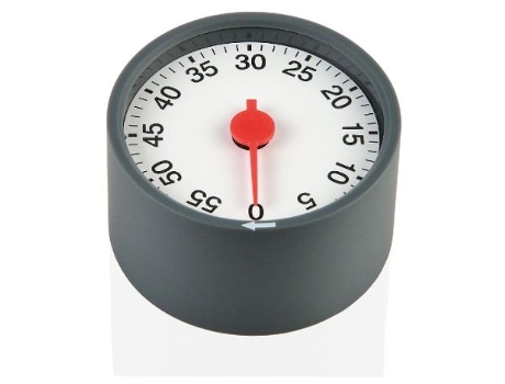 Cronómetro de Cozinha  ABS Cinzento