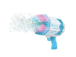 Máquina de Bolhas Elétrica 79 Buracos com Luz Led Brinquedo