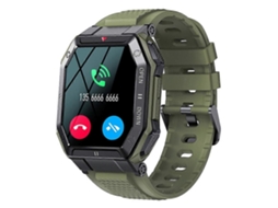 Smartwatch Masculino de 1,85 Polegadas com Função Telefone, Rastreador Atividades Físicas Monitor Pres São Arterial/spo2/frequência C GOKOCO