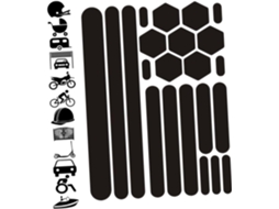 Adesivo Refletivo Genérico Para Bicicleta, Decoração Criativa, De E