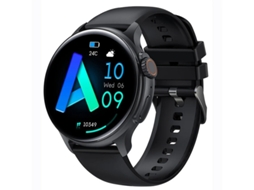 Smartwatch com tela redonda de 1,43 polegadas, Bluetooth, chamadas, reprodução de música, monitoramento de frequência cardíaca e vários modos Bestvite