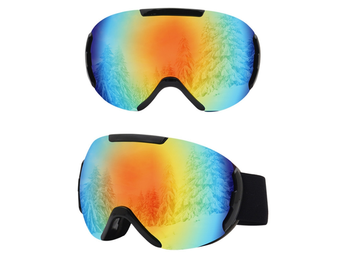 Óculos de Esqui e Snowboard Vermelhos com Proteção Uv e Antiembaçante BRILVIBERA
