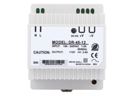 Fonte de Alimentação Din Rail Ac/dc 100 240v S/MARCA