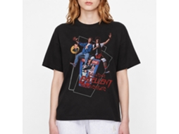 Rockinstone Bill And Ted Flying Black Adult T-shirt Size:xxxl