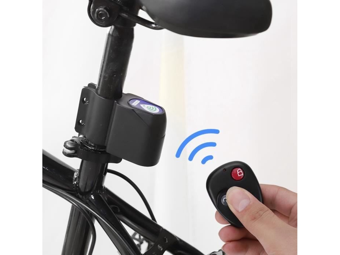 Cadeado anti-roubo para bicicleta, alarme de segurança com controle remoto sem fio para bicicletas XID Slowmoose