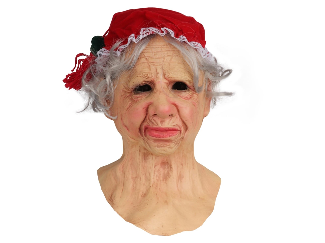 Chapéu de Natal Avó Látex Macio Adulto Decoração Festa Cosplay Presente S/MARCA