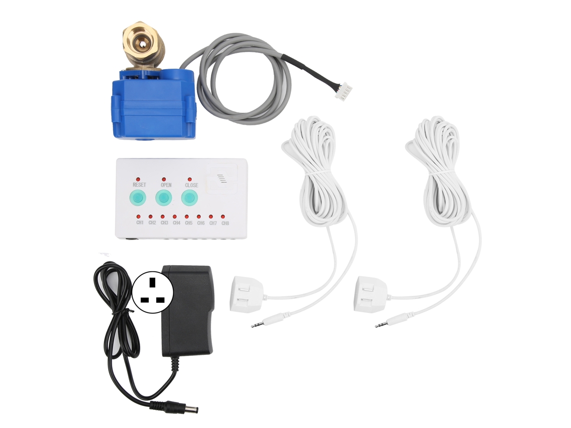Sensor de Vazamento de Água com Alarme e Válvula 2 Vias S/MARCA