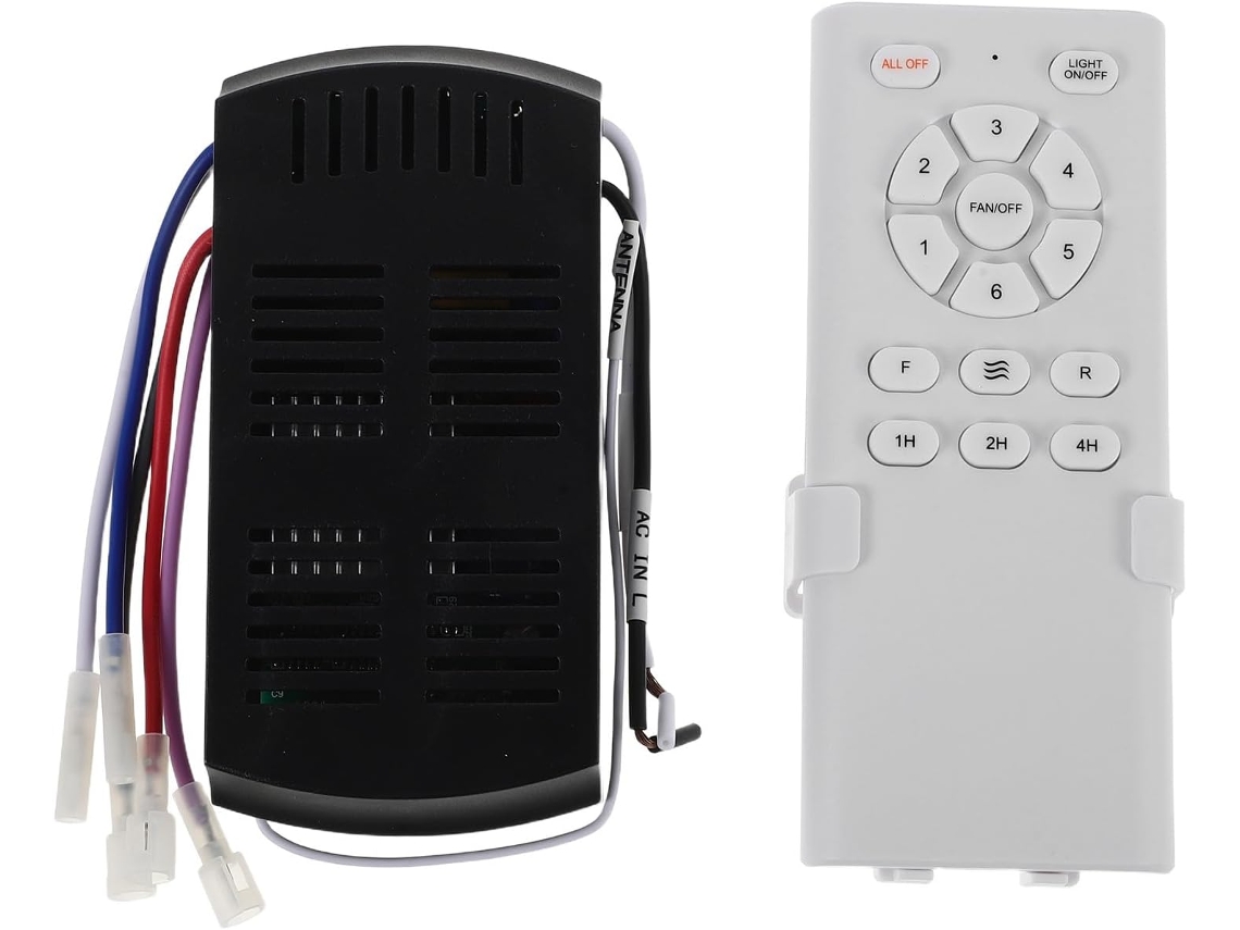 Controle Remoto de Substituição para Ventilador de Teto com Temporizador e Ajuste. SFUSHOS