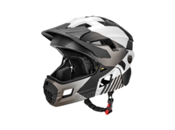 Capacete Infantil ROCKBROS com queixeira removível, tamanho M 54-57cm, cor cinza
