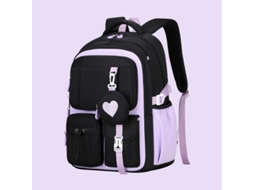 Mochila com alívio de peso e resistente ao desgaste (vermelha)