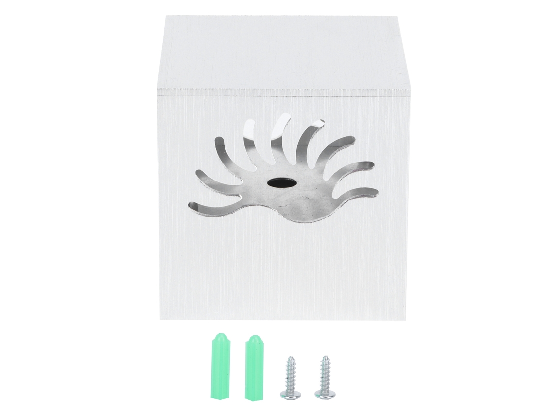 Lâmpada de Parede Quadrada Led Decorativa 3w Amarela S/MARCA