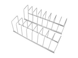 Eyf suporte para Tampas de Panela Aço Inoxidável Organizador de Pratos e Panelas 2pcs