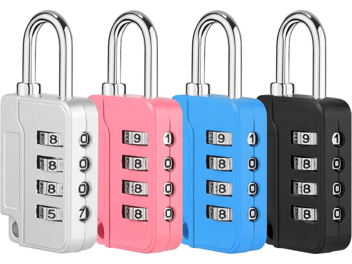Cadeado com Código 4 Dígitos para Malas BRILVIBERA