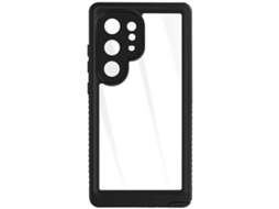 Capa Integral Impermeável Contorno para Samsung Galaxy S24 Ultra REDPEPPER Acrílico Preto
