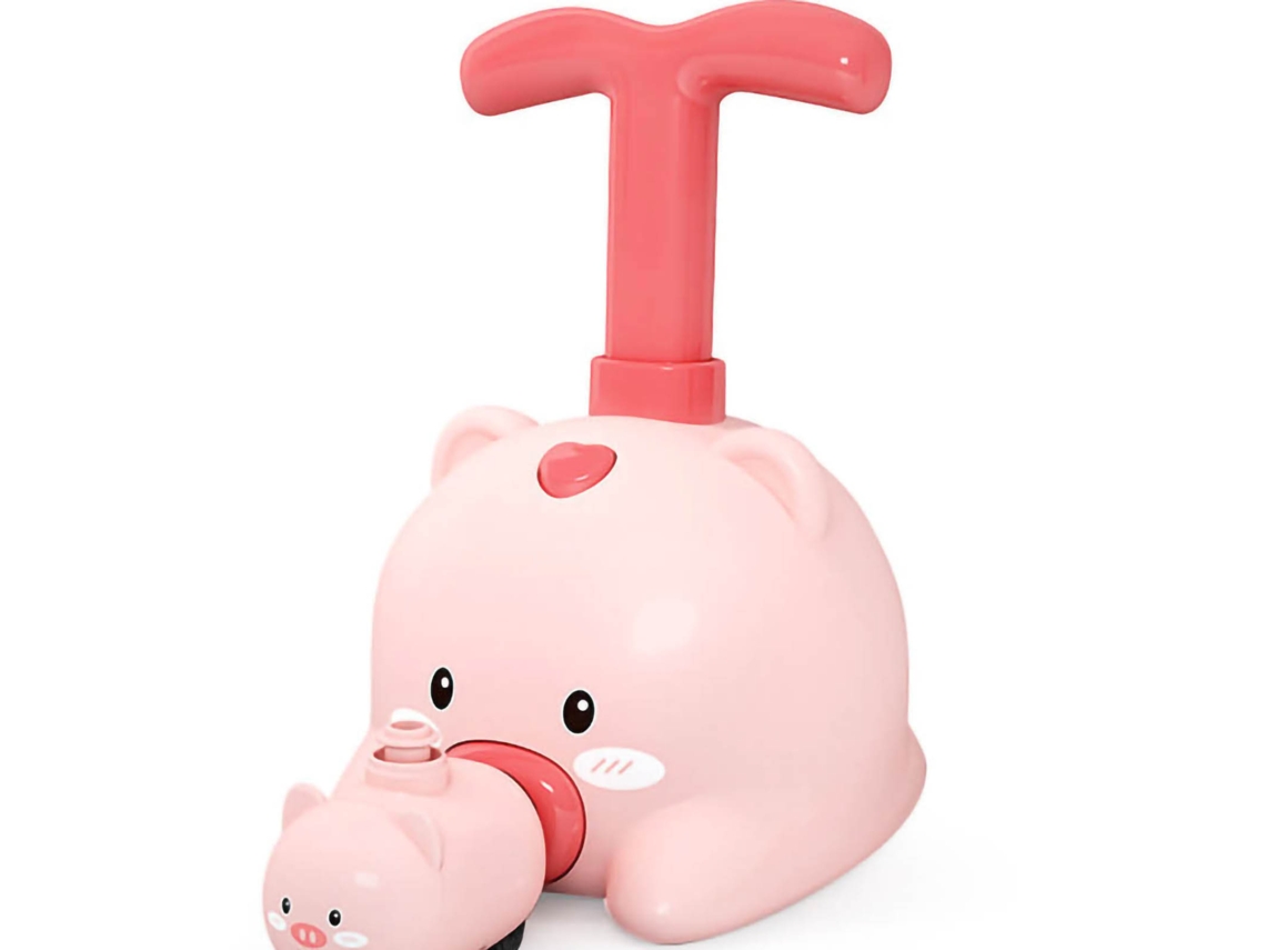 Brinquedo de foguete movido a balão, desenho animado educacional, aerodinâmica, inércia, carros corrida para meninos e meninas, crianças, -SLOWMOOSE