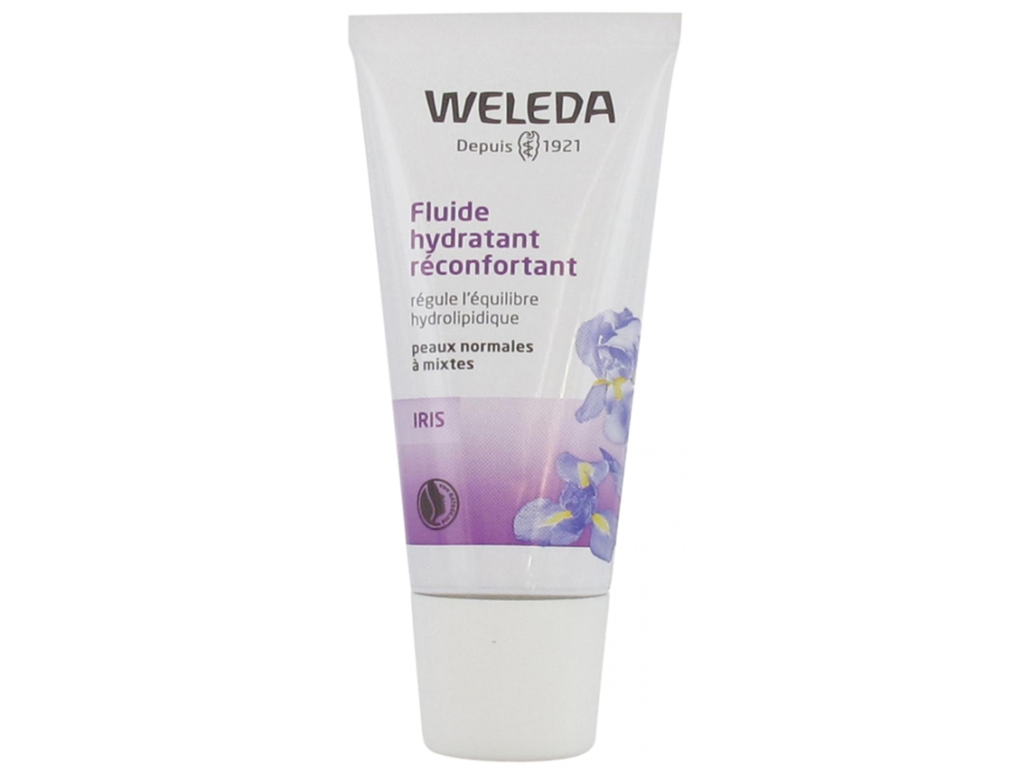 Fluido hidratante reconfortante orgânico Iris 30 ml WELEDA