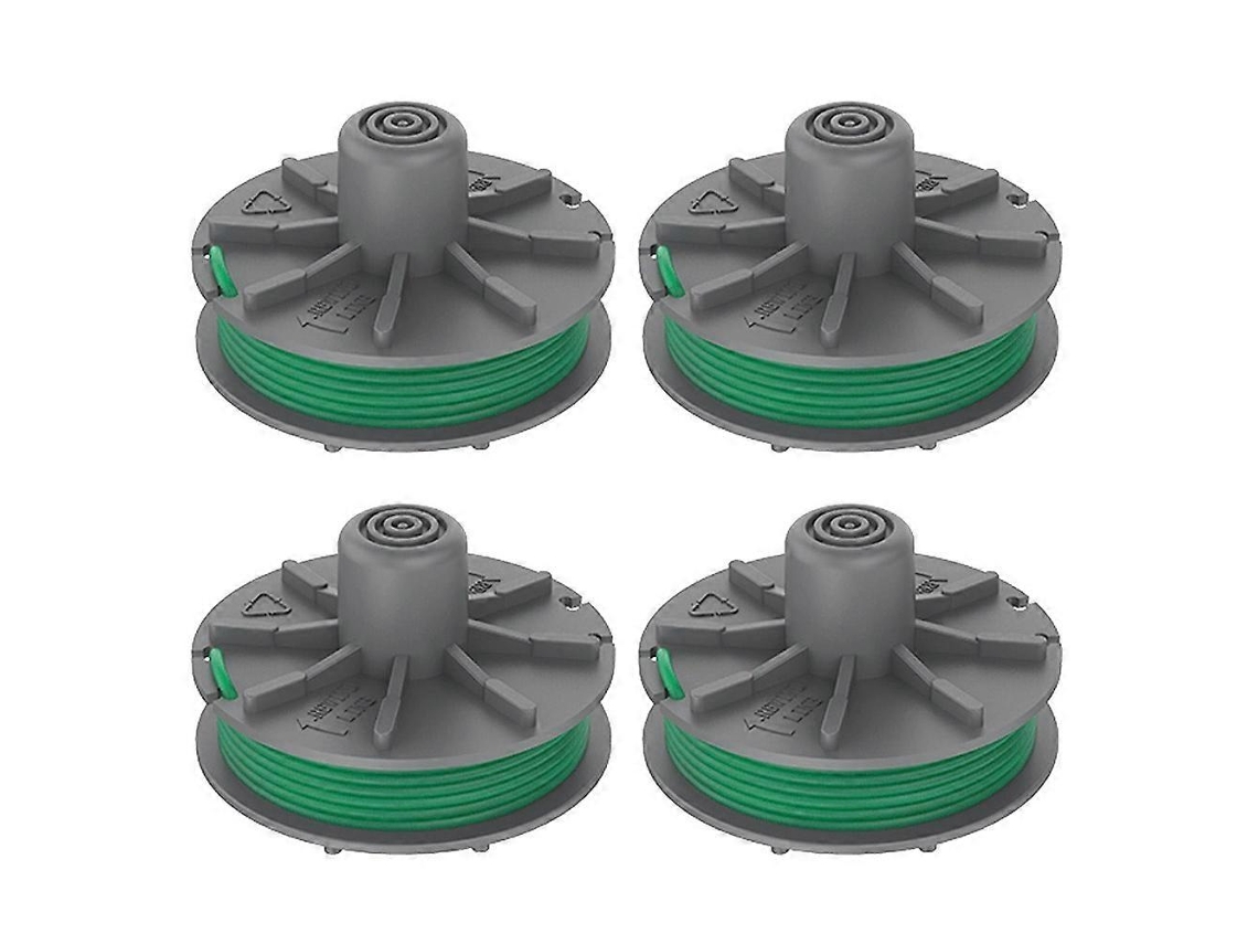 Conjunto de 4 Bobinas de Reposição 5309 20 para Cortador de Grama Gardena Powercut Plus 650 30 Art.9811