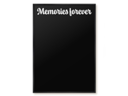 Quadro de vidro magnético "Memórias para sempre" para o hall Espelharte (70x100 cm)