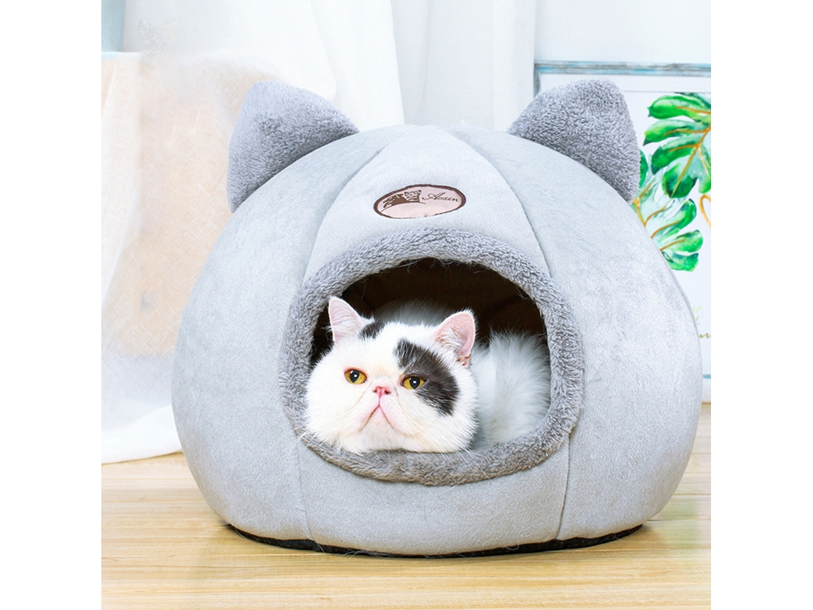 Ninho de Gato cama de cachorro para sono profundo e quente