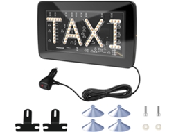 Sinalização Luminosa De Táxi Para Carro, Com Ventosa E Luz Led De Alto Brilho