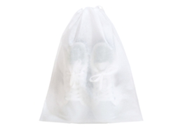 Bolsa Desc Cartável para Sapatos Infantil, com Cordão, Transparente