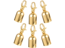 Conjunto De 6 Ganchos Corda Leves E Decorativos Em Liga Zinco Para Cor