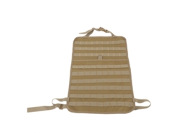 Organizador de encosto de assento para carro nylon capacidade grande multifuncional tapete anti chute khaki S/MARCA