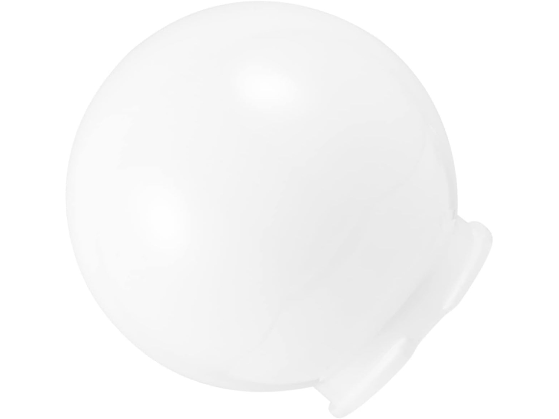Abajur De Acrílico Para Luminária Globo De Exterior, 25 Cm, Branco Leitoso.