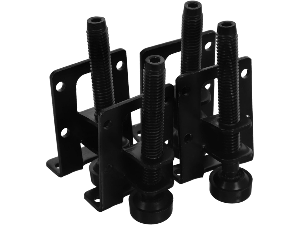 Conjunto De 4 Pés Niveladores Ajustáveis Para Móveis, Resistentes, Ideais Para Armários, Mesas E Cantos