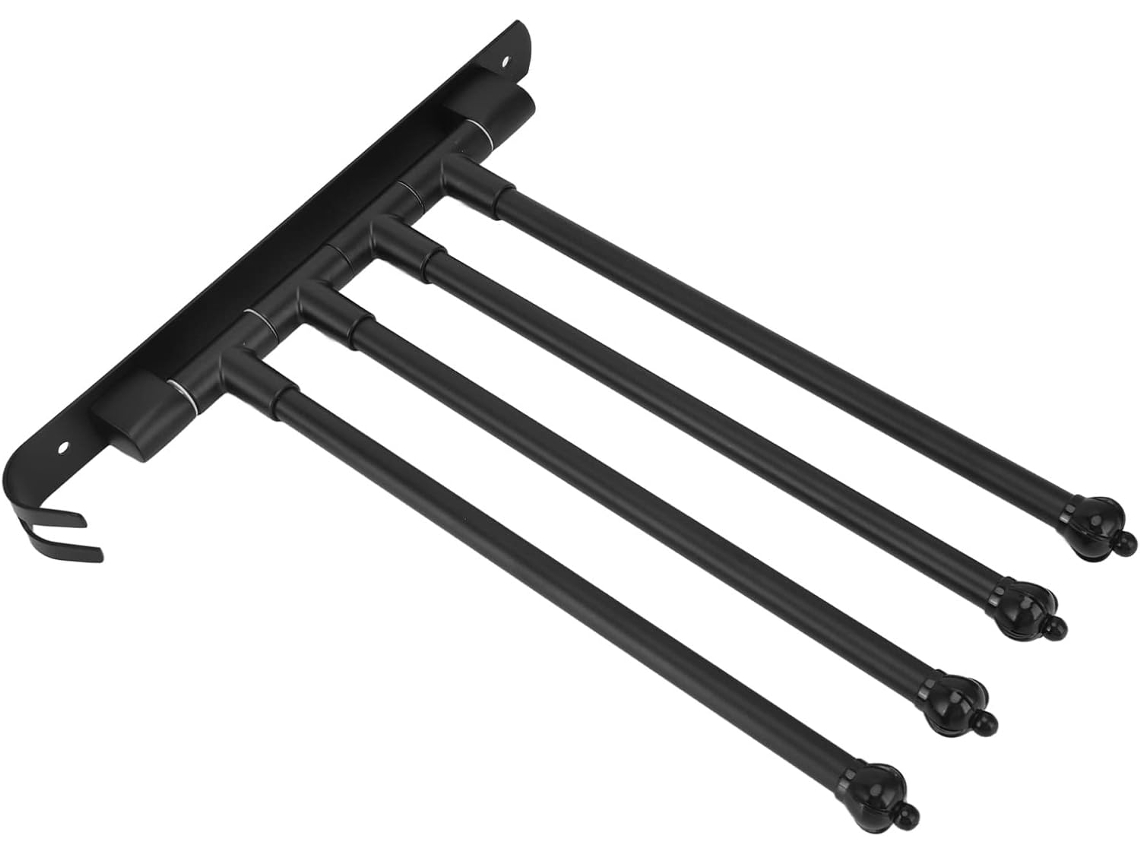 Barra De Toalha Giratória Yosoo Health Gear, Em Aço Inoxidável, Com Braços Articulados De 180 Graus, Suporte De Parede