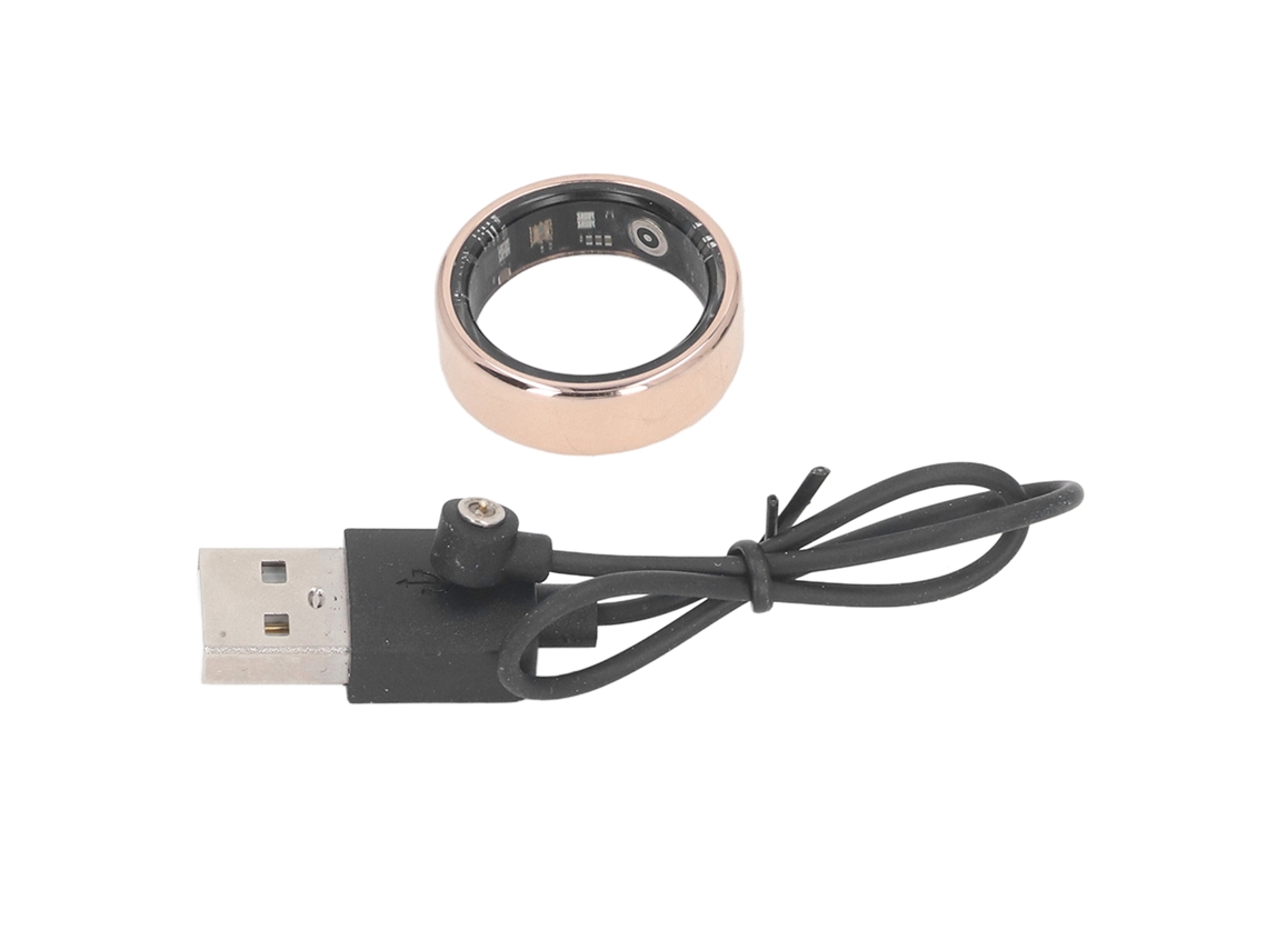 Smart Ring À Prova D'água LAXISCREED para Saúde, Fitness, Foto Remota e Passos com App Bluetooth