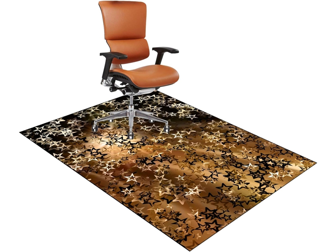 Tapete Protetor Cadeira Escritório Gamer 70 X 130 Cm Piso Laminado Chão