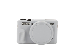Capa Protetora Em Silicone Para Canon G7 X Mark Ii (cinza)