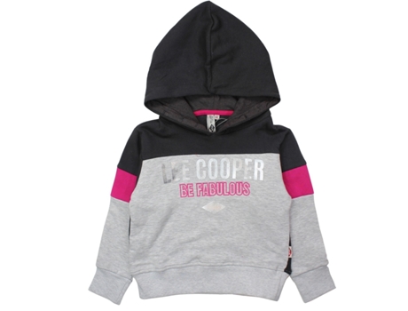 Sweatshirt de Criança LEE COOPER Cinzento (XS)