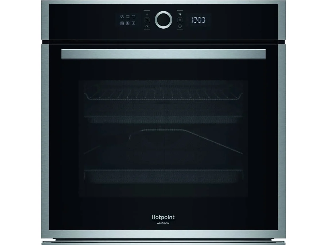 Forno HOTPOINT HAOI4S8PM1XA (73 L - 59.5 cm - Hidro + Pirolítico - Inox/Preto)