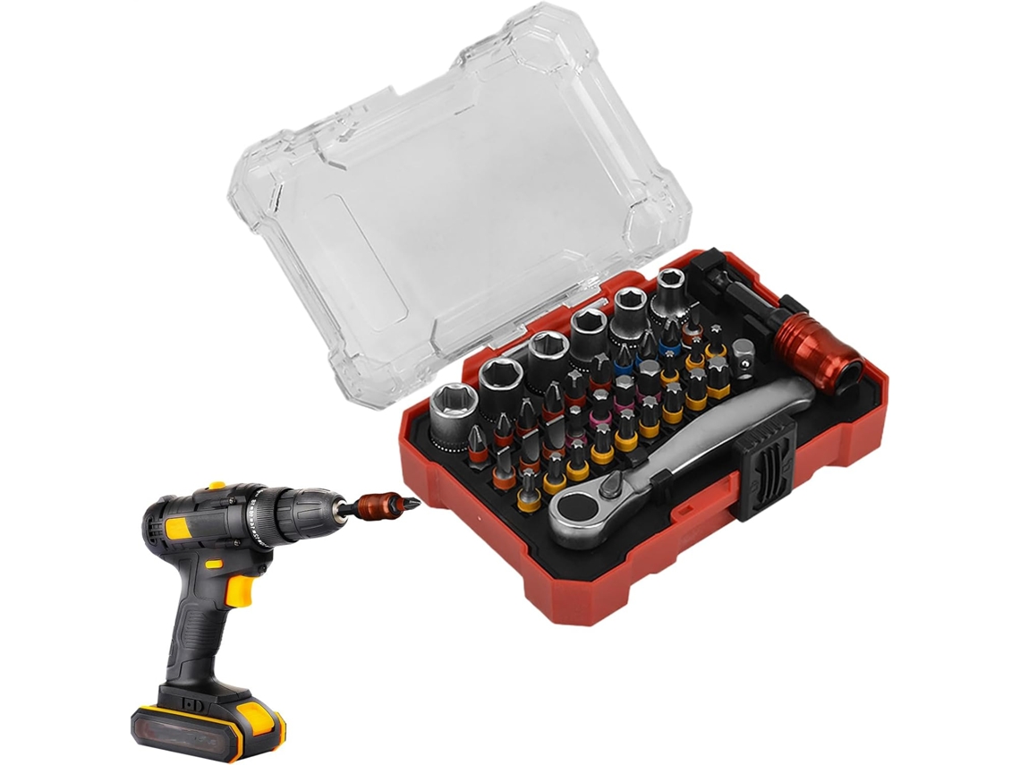 Conjunto De Chave Fenda Catraca Precisão Multifuncional, Compacta E