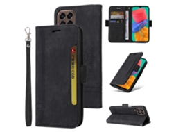 Capa De Couro Com Fivela Dupla Lateral Betopnice Para Samsung Galaxy M33 5g