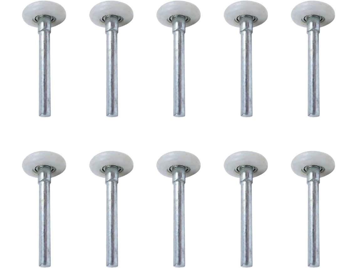 Rolos Deslizantes Para Portas De Garagem, Suaves E Eficientes, Pacote Com 10 Unidades, Desenvolvidos Para Instalação