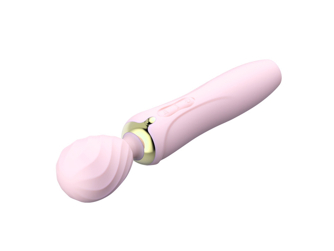 Vibrador De 2 Cabeas Com 7 Vibraes E 3 Impulsos Para Mulheres (rosa)