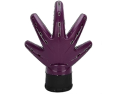 Difusor de Secador Cabelo em Formato Mão, Acessórios Plástico para Cabelo, Ferramentas Modelag Salão Beleza. GOKOCO